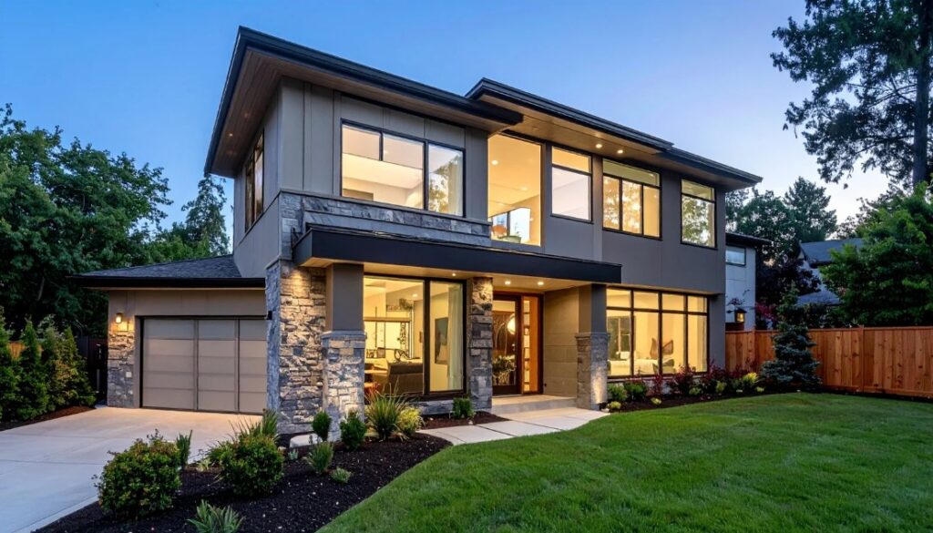 Projet immobilier résidentiel haut de gamme réalisé avec une architecture contemporaine, des matériaux durables et une exécution soignée.